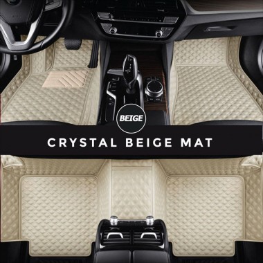 Beige Crystal Elite Luxury Hybrid Car Mats Canada