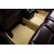 Beige Luxury Leather Diamond Car Mats Canada