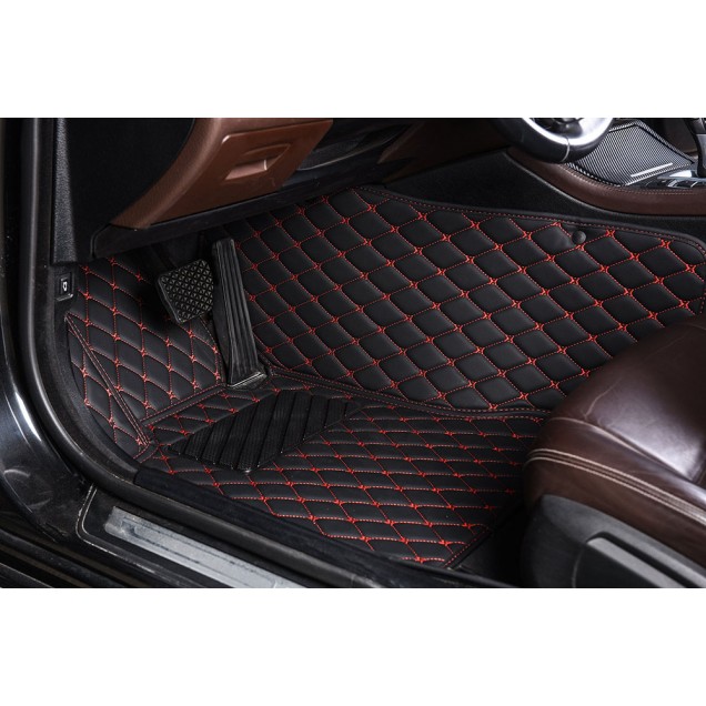 Toyota Yaris Luxury Leather Diamond Stitching Car Mats Canada