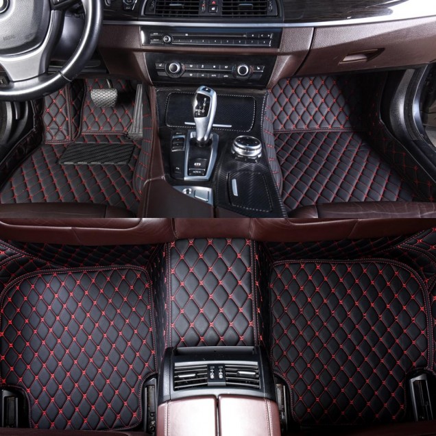 Toyota Reiz/Mark X Luxury Leather Diamond Stitching Car Mats Canada