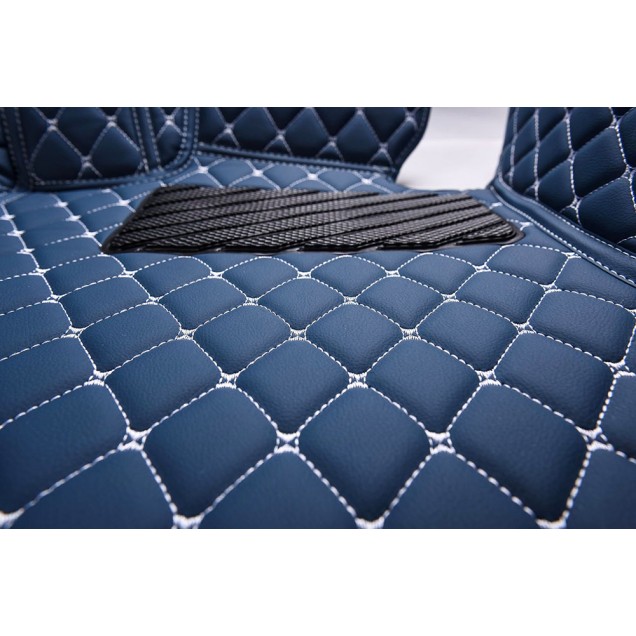 Blue Luxury Leather Diamond Car Mats Canada