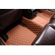 Brown Luxury Leather Diamond Car Mats Canada