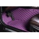 Purple Luxury Leather Diamond Car Mats Canada