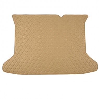 Beige Luxury Leather Diamond Trunk Base Mats Canada