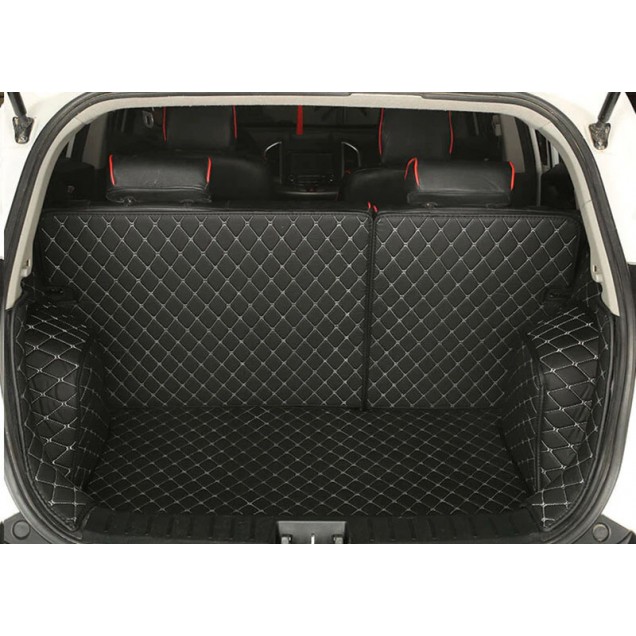 Full Cover Luxury Leather Diamond Stitching Trunk Car Mats Canada