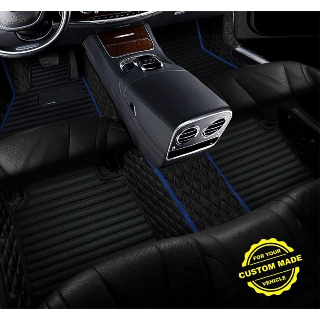 Dark Blue Hybrid Line Series Premium Car Mats Canada