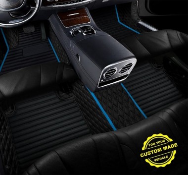 Light Blue Hybrid Line Series Premium Car Mats Canada