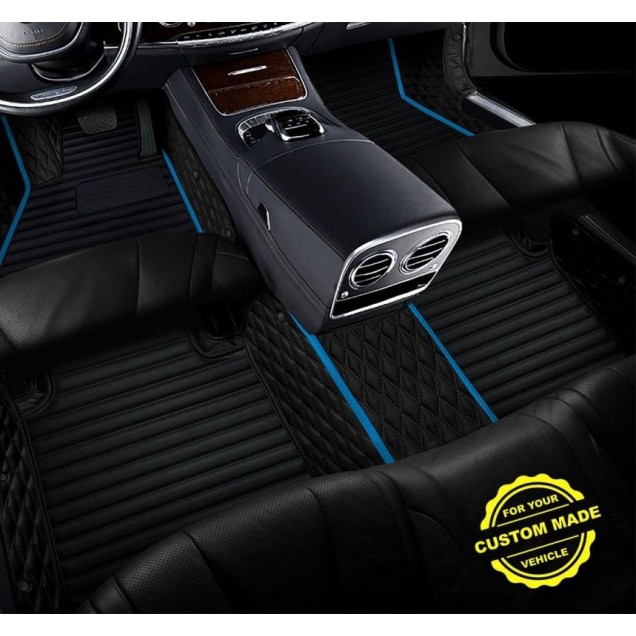 Light Blue Hybrid Line Series Premium Car Mats Canada