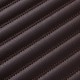 Dark Brown Luxury Leather Stripe Car Mats Canada