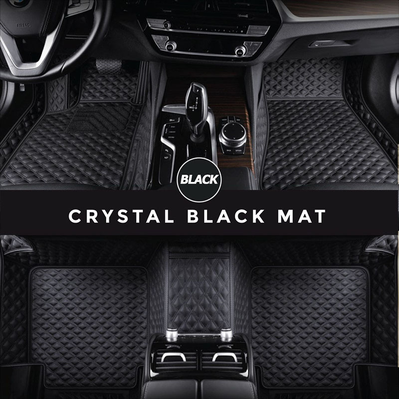 Black Crystal Elite Luxury Hybrid Car Mats Canada