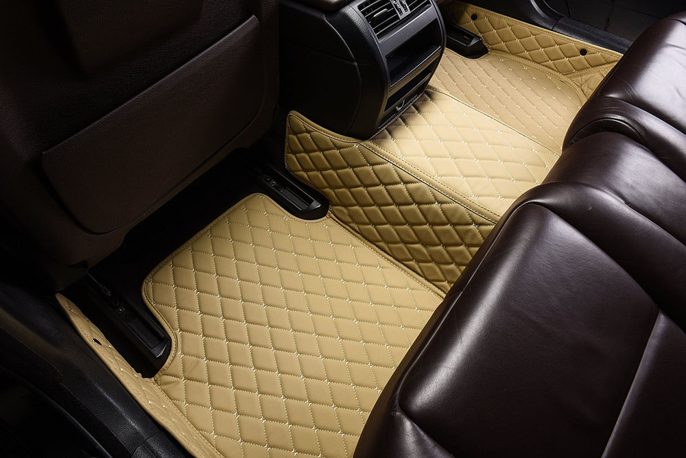 Beige Custom Diamonds Car Mats Canada