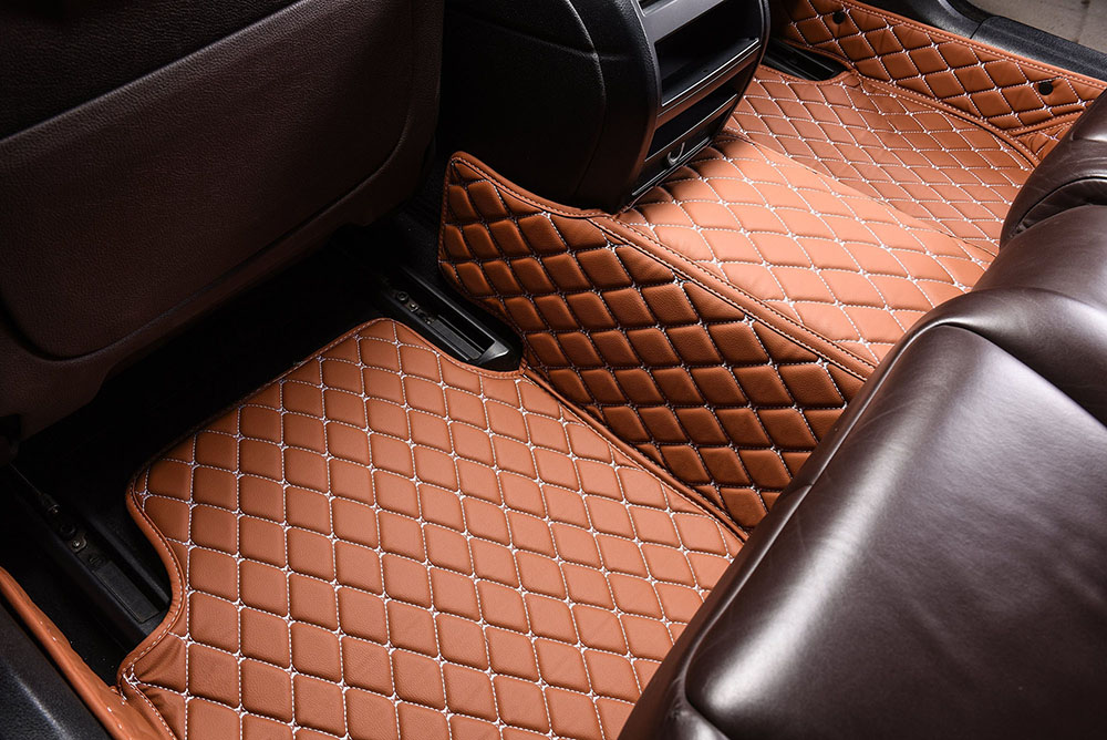 Brown Custom Diamonds Car Mats Canada