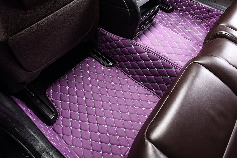 Purple Custom Diamonds Car Mats Canada