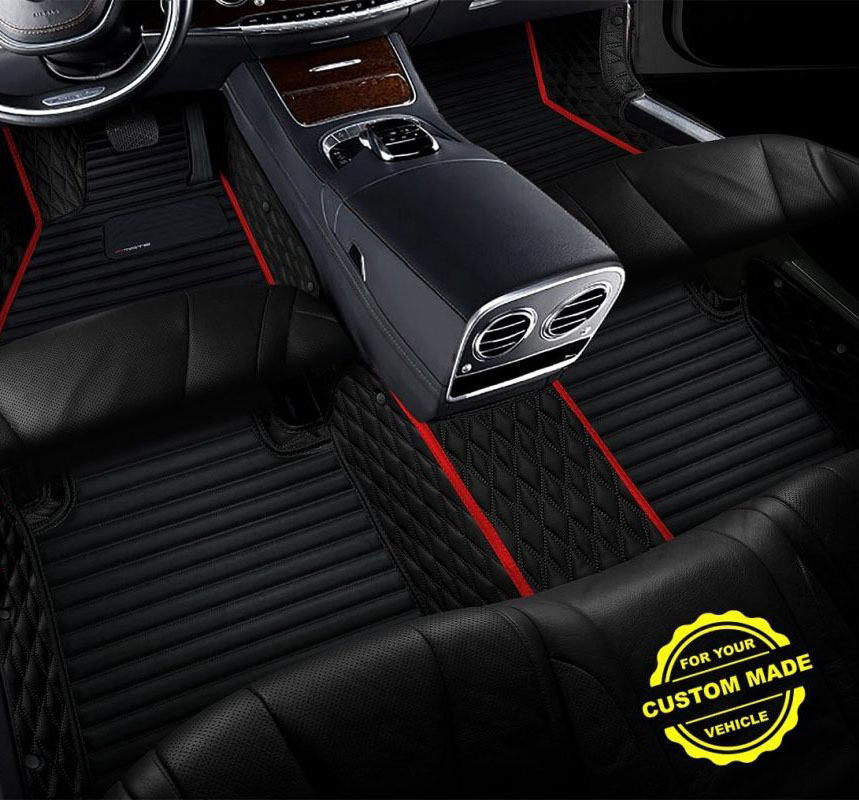 Red Hybrid Line Series Premium Car Mats Canada